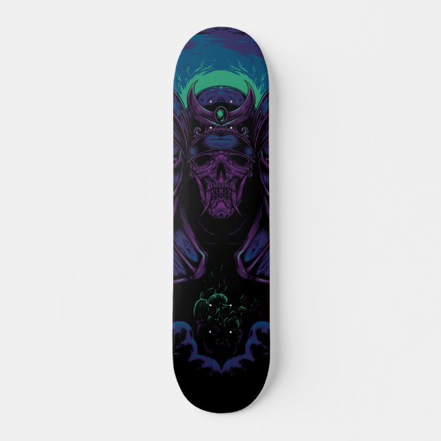 Skateboard Samurai del diablo (Anverso )