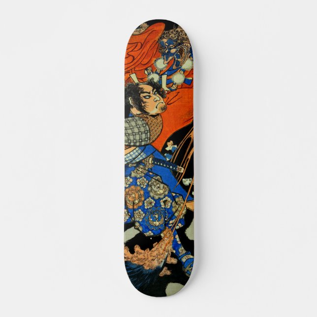 SKATEBOARD SAMURAI FIGHTING MONSTER (Anverso )