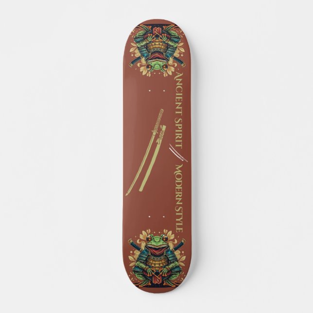Skateboard Samurai frug warriors  (Anverso )
