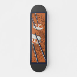 Skateboard Samurai Sushi Japón