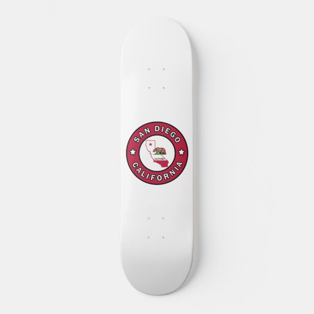 Skateboard San Diego California (Anverso)