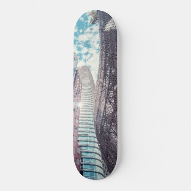 Skateboard San Francisco Modern Skyline (Anverso)