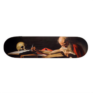Skateboard San Jerónimo escribiendo por Michelangelo Caravagg