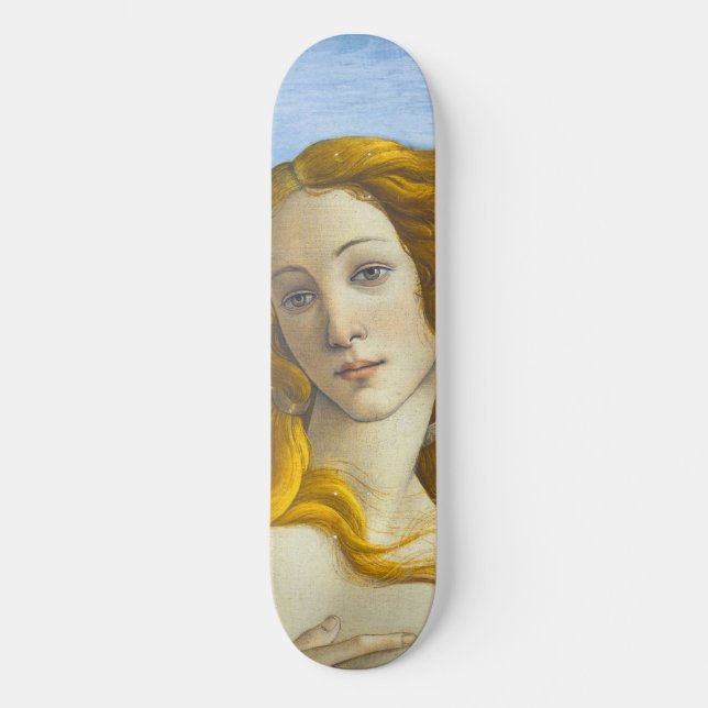 Skateboard Sandro Botticelli - Nacimiento de Venus Close-up (Anverso)