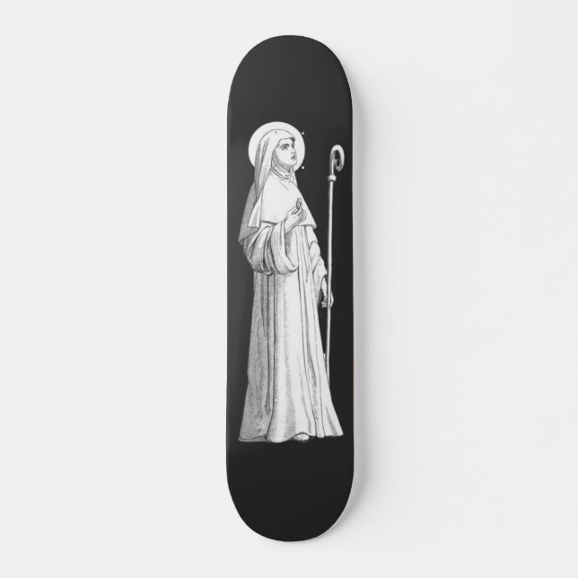 Skateboard Santa Catalina de la Virgen de Siena (Anverso )