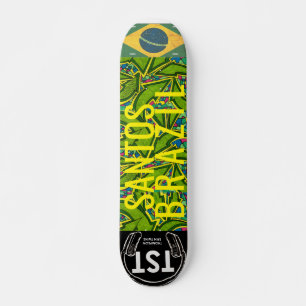 Skateboard SANTOS  BRASIL Patineta, 7¾" Cubierta