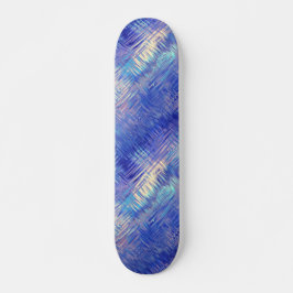 Skateboard Sapphire Blue Scribled Textura