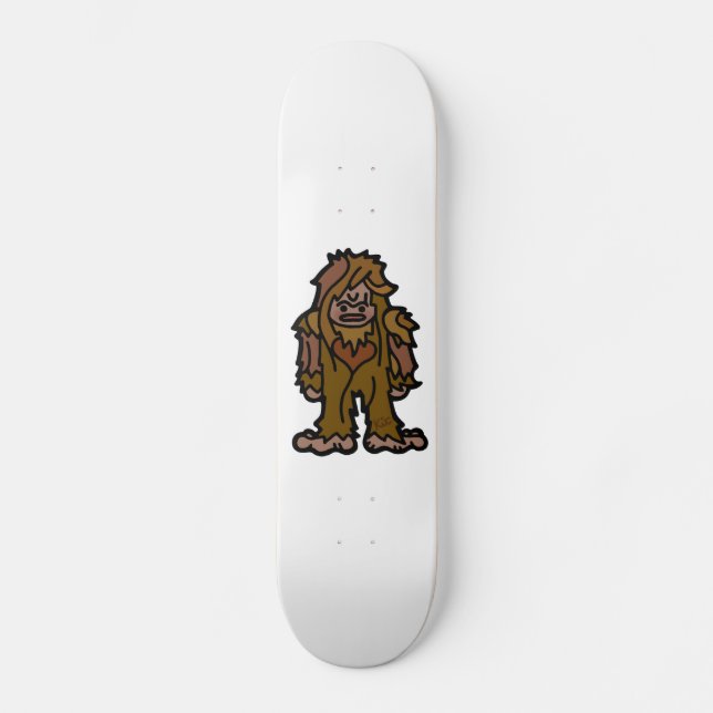 Skateboard sasquatch skatin'. (Anverso)