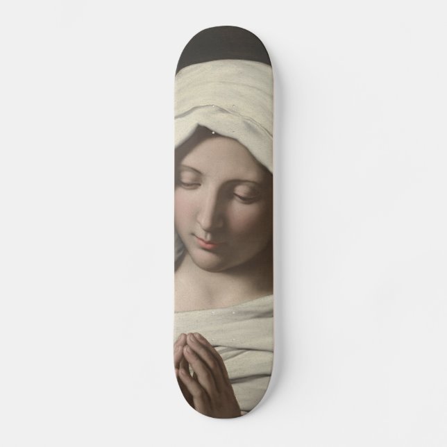 Skateboard Sassoferrato - Madonna en oración (Anverso)