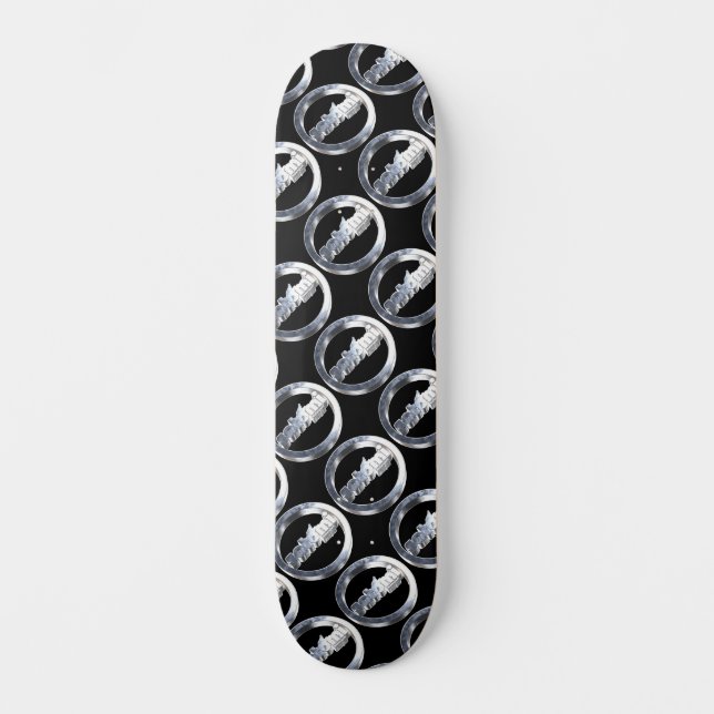 Skateboard satomi motorsport chrome  (Anverso)
