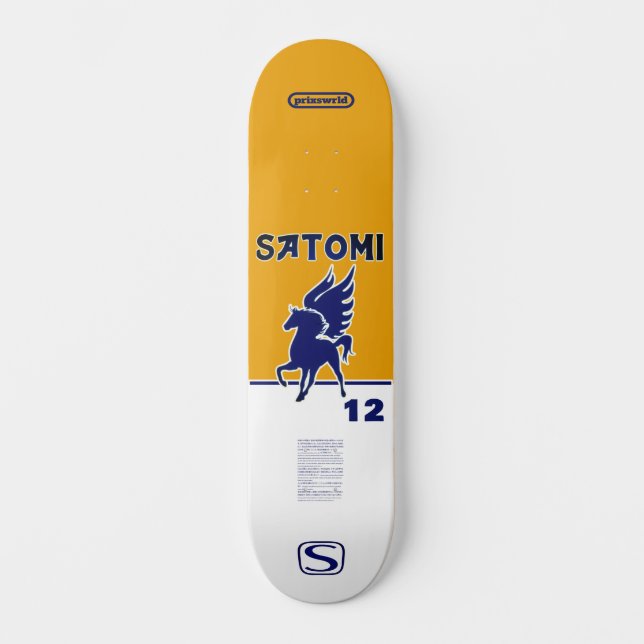 Skateboard satomi motorsport Senna 99T (Anverso)