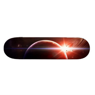Skateboard "Saturn brillante "