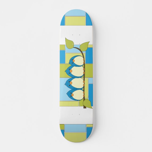 Skateboard Say Tweet (Anverso )
