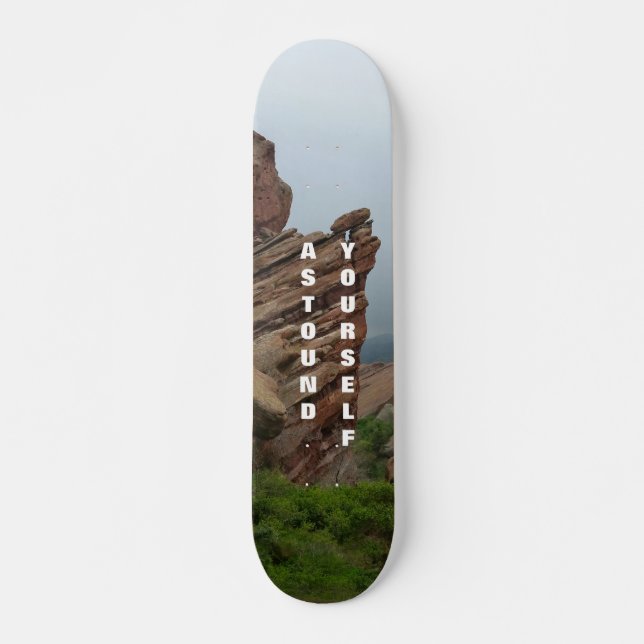 Skateboard Scenic Red Rocks Colorado (Anverso )