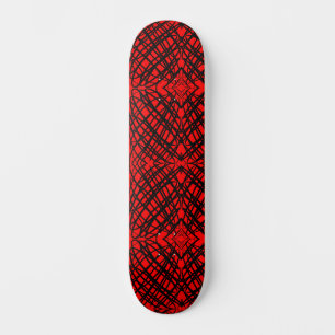 Skateboard Scribe simple Tejido Espejo Rojo