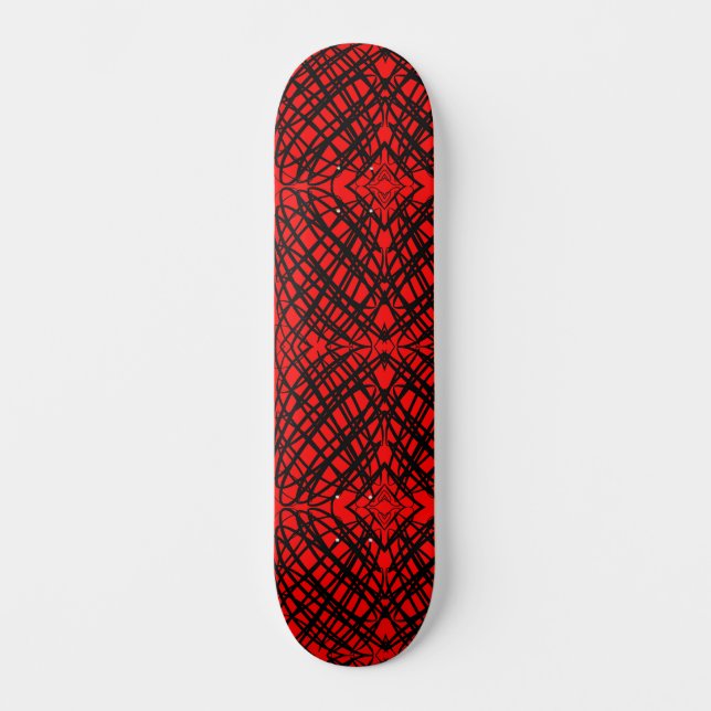 Skateboard Scribe simple | Tejido Espejo | Rojo | (Anverso)