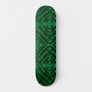 Skateboard Scribe simple   Tejido Espejo   Verde
