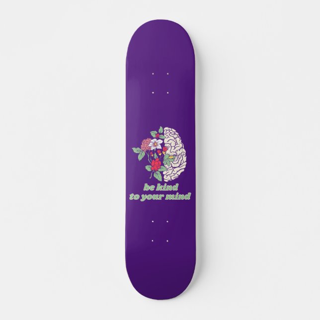 SKATEBOARD SEA AMABLE CON SU MENTE, CONCIENCIA MÉDICA (Anverso )