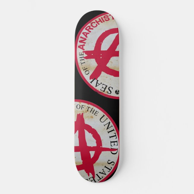 Skateboard Seal of the Anarchists of the United States (Anverso)