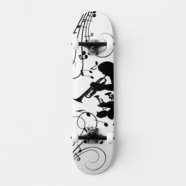 Skateboard Sección Cuerno Trumpet Jazz Music (Anverso)