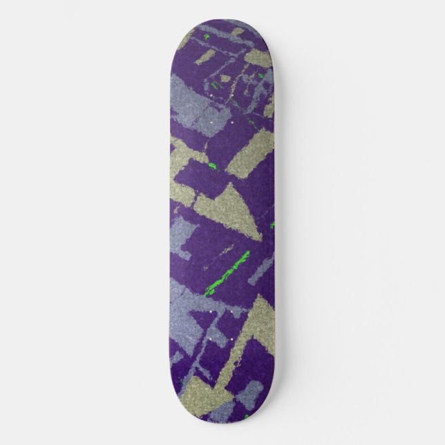 Skateboard Sección Dorada Púrpura (Anverso)