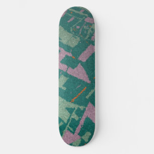 Skateboard Sección Dorada Verde azulada