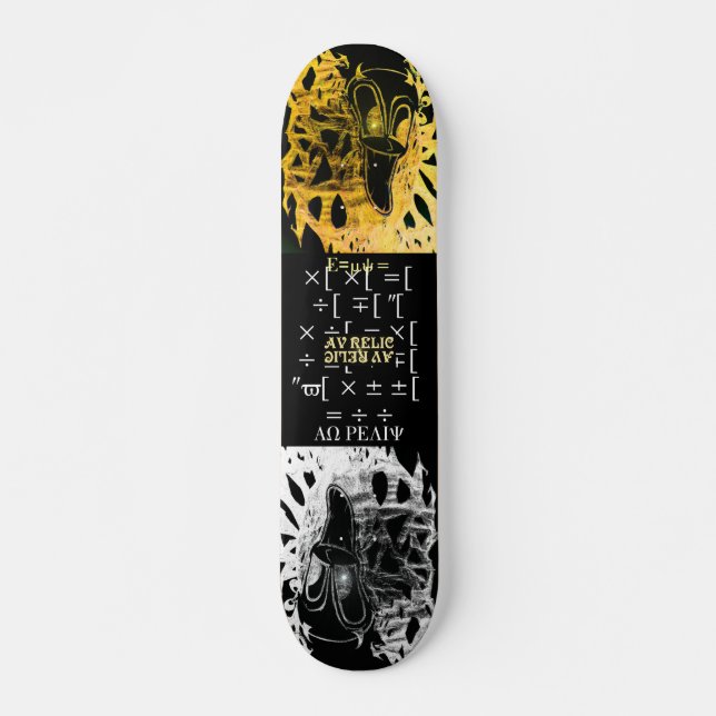 Skateboard Secuencia de Fibonacci (Anverso )