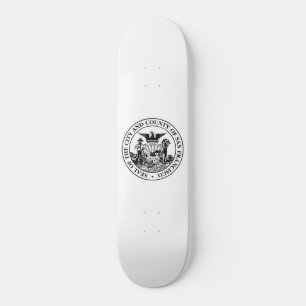 Skateboard Sello de la ciudad de San Francisco (California, E