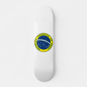 Skateboard Sello nacional de Brasil