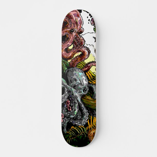 Skateboard selva del pulpo (Anverso )