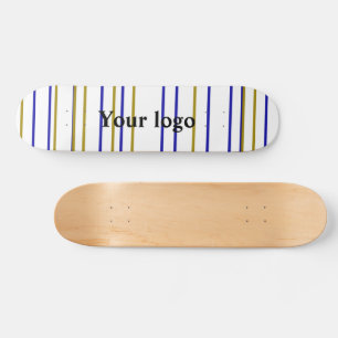 Skateboard Sencillo y minimalista logotipo personalizado eleg
