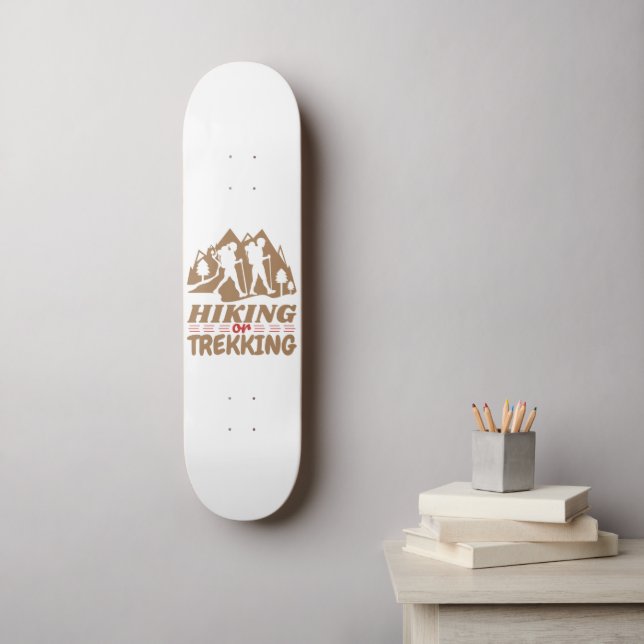 Skateboard Senderismo o senderismo (Arte de la pared)