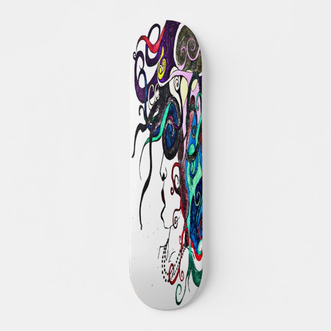 Skateboard Señora de la vida (Anverso )