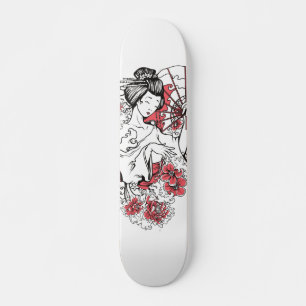 Skateboard señora japonesa