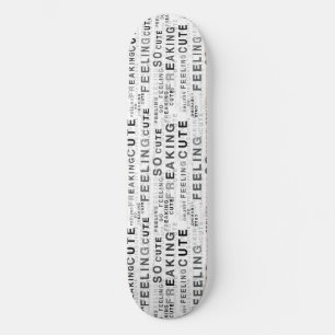 Skateboard Sensación de diseño de texto tan divertido