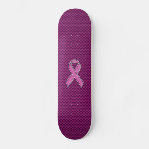 Skateboard Sensibilización sobre la cinta rosa Decoración de 