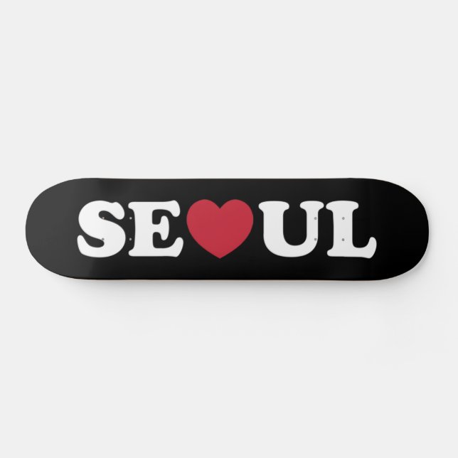 Skateboard Seoul Love Heart (Horz)