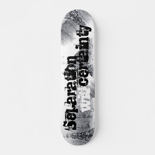 Skateboard separación con certeza (Anverso )