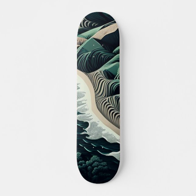 Skateboard Serene Shores (Anverso )