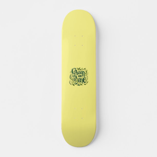 Skateboard Sereno verde (Anverso )