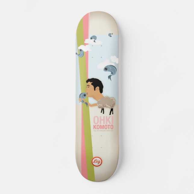 Skateboard Series profesionales de Ohki Komoto (Anverso)