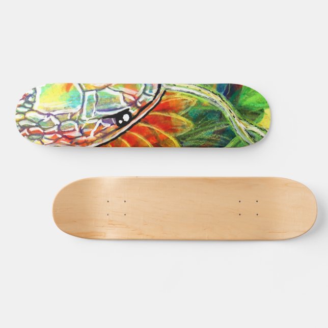 Skateboard Serpiente Arcoíris (Horz)