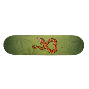 Skateboard Serpiente de dibujos animados