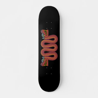 Skateboard serpiente de dos cabezas azteca
