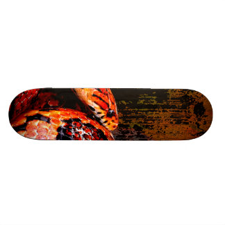 Skateboard Serpiente de maíz del Grunge arrollada