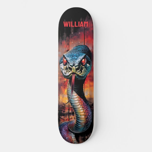 Skateboard Serpiente Python (Anverso)