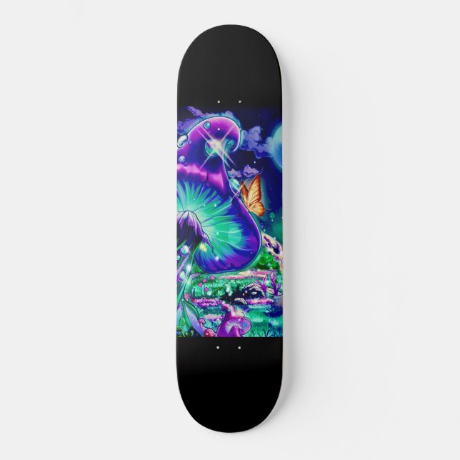 Skateboard "Setas cósmicas" (Anverso)