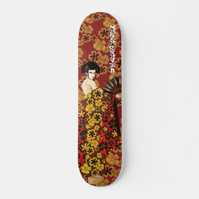 Skateboard ShadowingMasters_Geisha_red (Anverso )