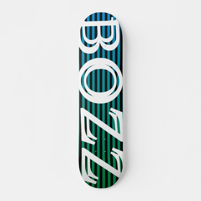 Skateboard Shape BOZZco. Model: classic1 (ref.18) (Anverso )