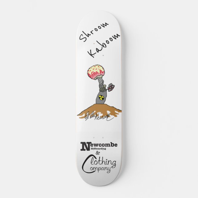 Skateboard Shroom Kaboom (Anverso)